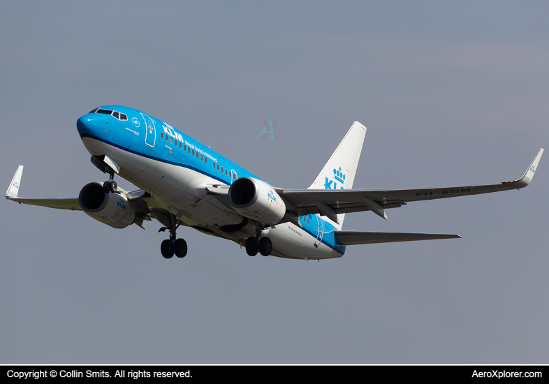 Photo of PH-BGM - KLM Boeing 737-700 at AMS on AeroXplorer Aviation Database