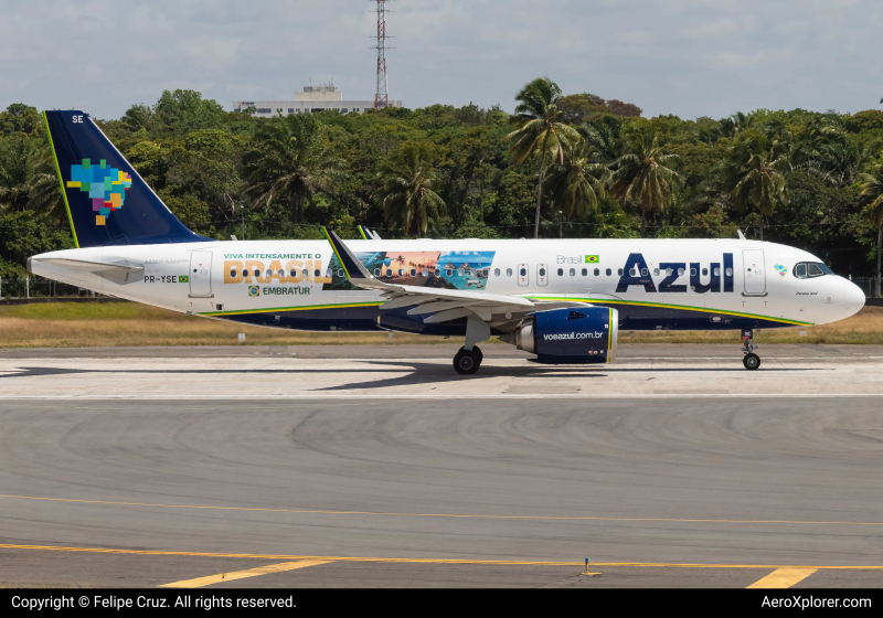Photo of PR-YSE - Azul  Airbus A320NEO at SSA on AeroXplorer Aviation Database