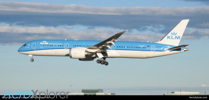 Photo of PH-BHF - KLM Boeing 787-9 at YYZ on AeroXplorer Aviation Database