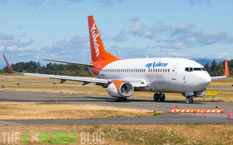 Photo of C-GANH - Air North Boeing 737-500 at YYJ on AeroXplorer Aviation Database