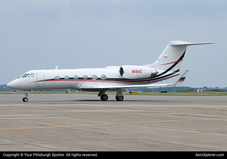 Photo of N154C - PRIVATE  Gulfstream IV at AGC on AeroXplorer Aviation Database