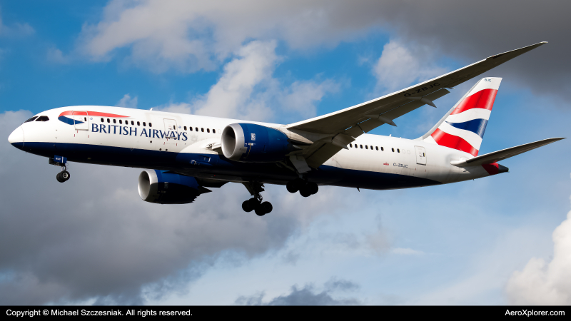 Photo of G-ZBJC - British Airways Boeing 787-8 at LHR on AeroXplorer Aviation Database