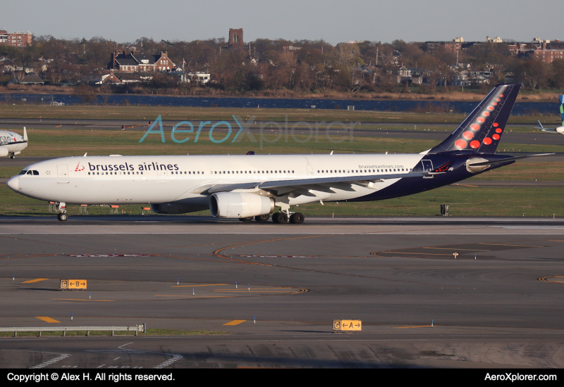 Photo of OO-SFD - Brussels Airlines Airbus A330-300 at KJFK on AeroXplorer Aviation Database