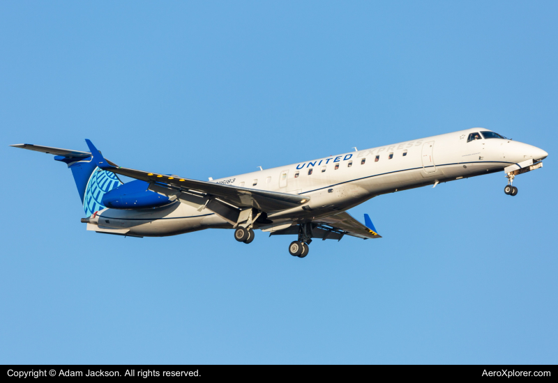 Photo of N16183 - United Express Embraer ERJ145 at IAD on AeroXplorer Aviation Database