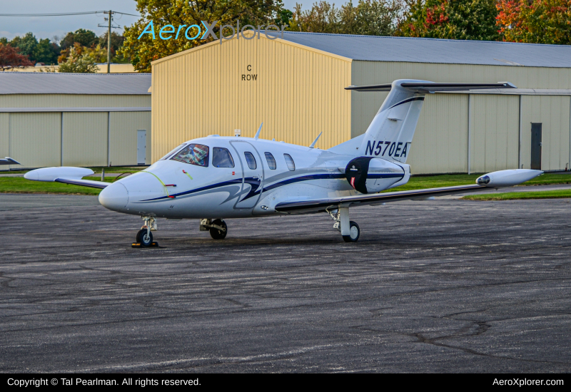 Photo of N570EA - PRIVATE Eclipse EA-500 at GAI on AeroXplorer Aviation Database