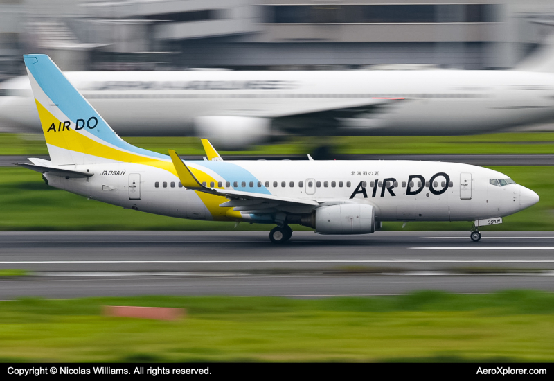 Photo of JA09AN - Air Do Boeing 737-700 at HND on AeroXplorer Aviation Database