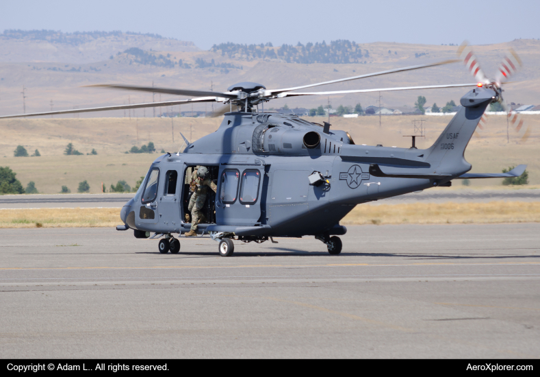 Photo of 20-1006 - USAF - United States Air Force Boeing MH-139A Grey Wolf at BIL on AeroXplorer Aviation Database