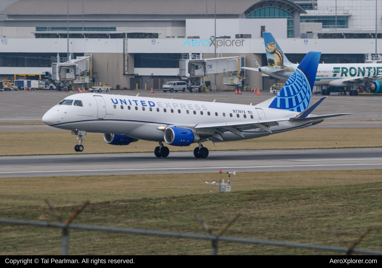 Photo of N774YX - Republic Airways Embraer E175 at CVG on AeroXplorer Aviation Database