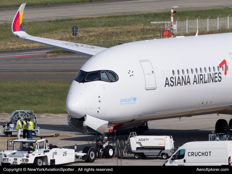 Photo of F-WZGA - Asiana Airlines Airbus A350-900 at TLS on AeroXplorer Aviation Database
