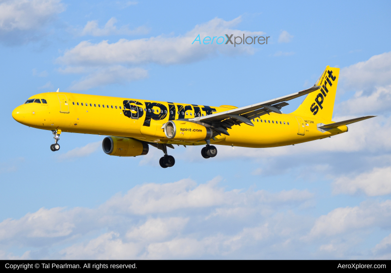 Photo of N672NK - Spirit Airlines  Airbus A321 at BWI on AeroXplorer Aviation Database