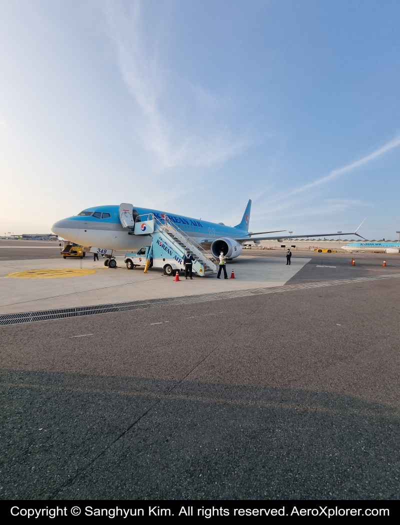 Photo of HL8349 - Korean Air Boeing 737 MAX 8 at GMP on AeroXplorer Aviation Database