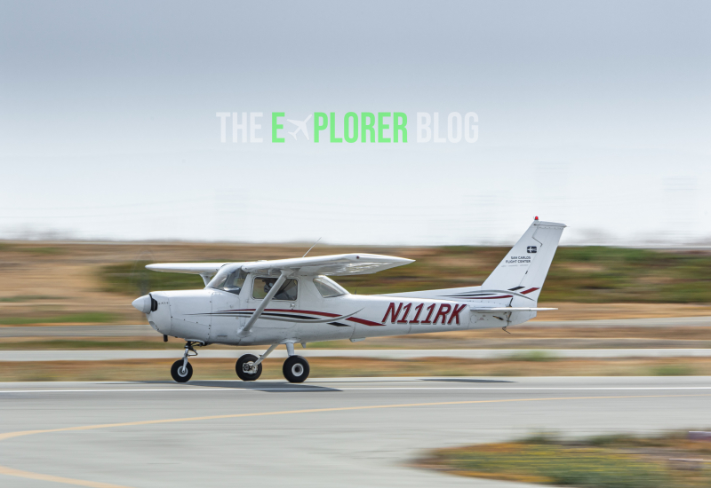 Photo of N111RK - PRIVATE Cessna 152 at SQL on AeroXplorer Aviation Database