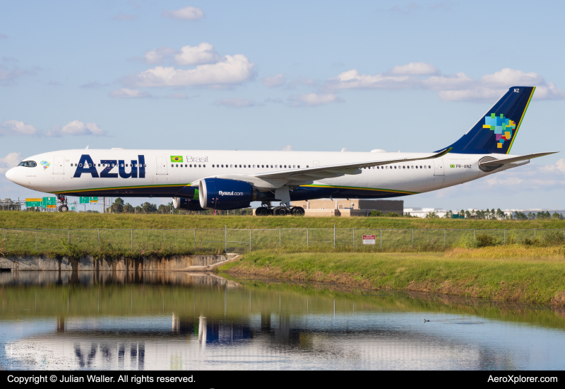 Photo of PR-ANZ - AZUL Airlines  Airbus A330-900 at MCO on AeroXplorer Aviation Database