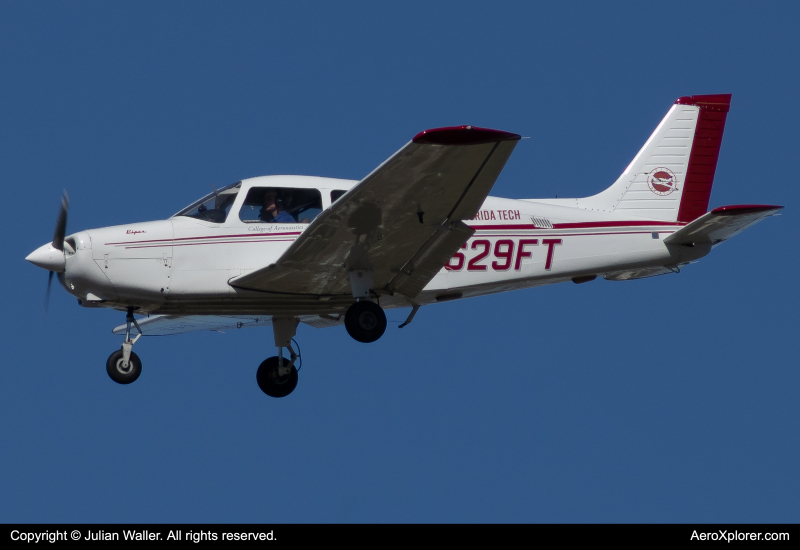 Photo of N629FT - Florida Tech Piper 28 Warrior at MLB on AeroXplorer Aviation Database
