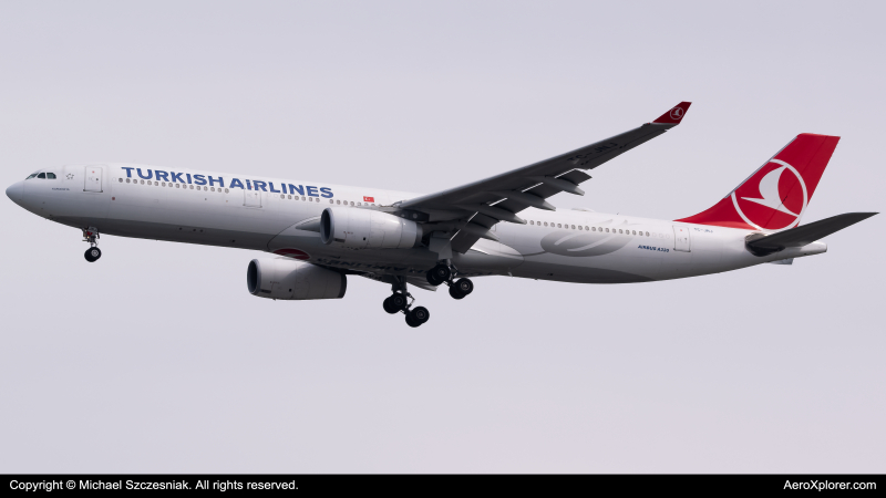 Photo of TC-JNJ - Turkish Airlines Airbus A330-300 at JFK on AeroXplorer Aviation Database