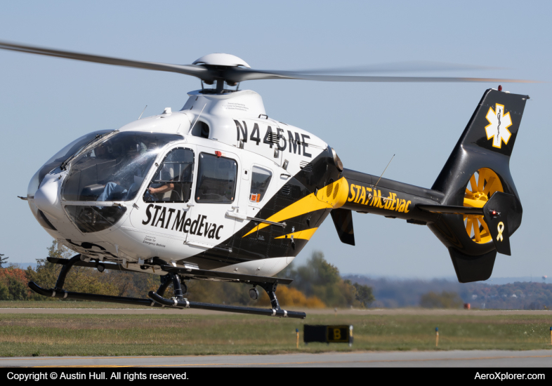 Photo of N445ME - STAT MedEvac Airbus H135 at AGC on AeroXplorer Aviation Database