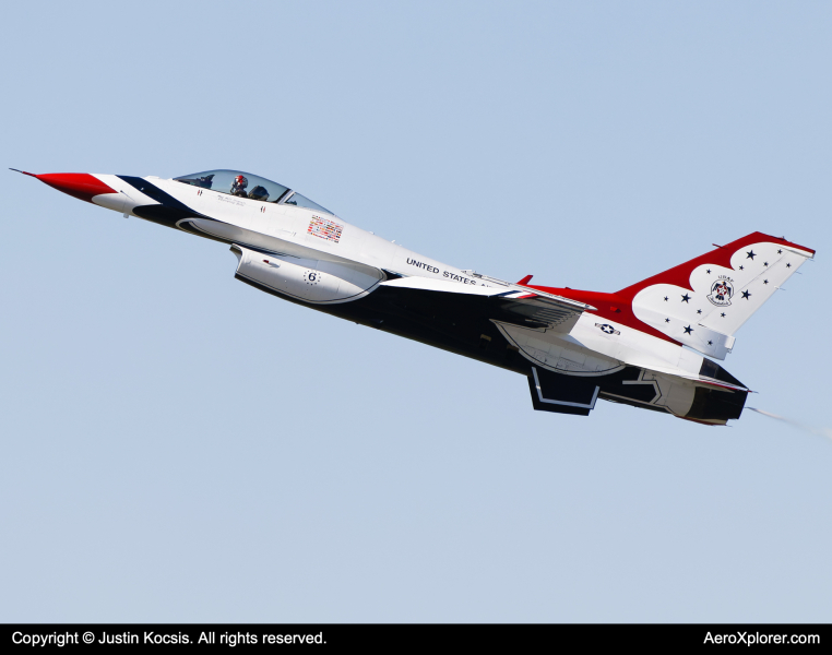 Photo of 92-3898 - USAF - United States Air Force General Dynamics F-16 Fighting Falcon at LAL on AeroXplorer Aviation Database