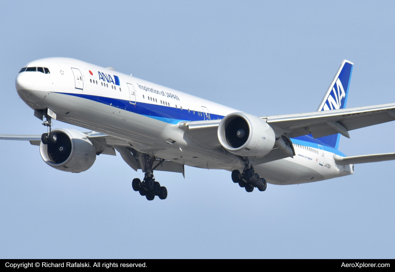 Photo of JA793J - All Nippon Airways Boeing 777-300ER at ORD on AeroXplorer Aviation Database