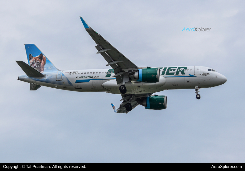 Photo of N330FR - Frontier Airlines Airbus A320NEO at BWI on AeroXplorer Aviation Database