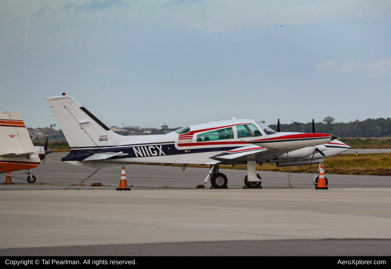 Photo of N11GX - PRIVATE Cessna 310 at UST on AeroXplorer Aviation Database