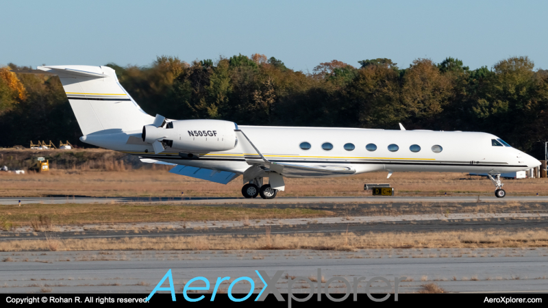 Photo of N505GF - Waffle House  Gulfstream G550 at PDK on AeroXplorer Aviation Database