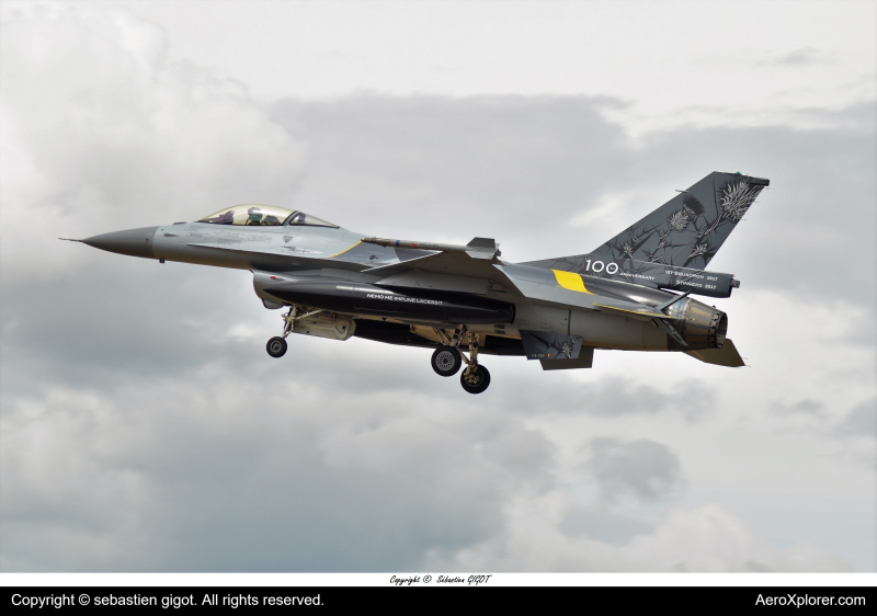 Photo of FA-132 - belgian air force  General Dynamics F-16 Fighting Falcon at ETNG on AeroXplorer Aviation Database