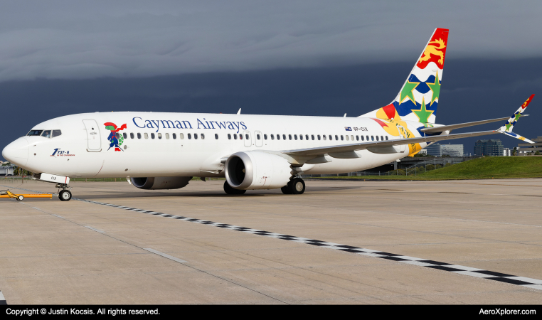 Photo of VP-CIX - Cayman Airways Boeing 737 MAX 8 at TPA on AeroXplorer Aviation Database