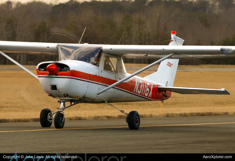 Photo of N3116X - PRIVATE Cessna 150 at KRMN on AeroXplorer Aviation Database