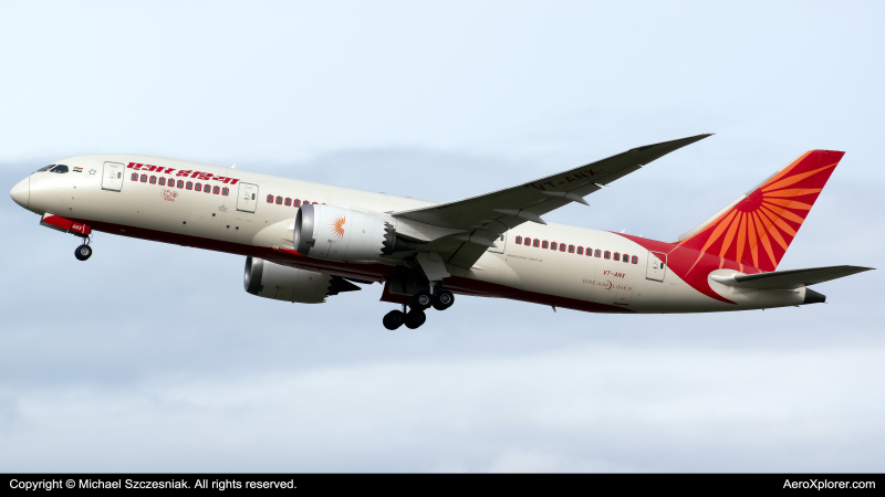 Photo of VT-ANX - Air India Boeing 787-8 at LHR on AeroXplorer Aviation Database