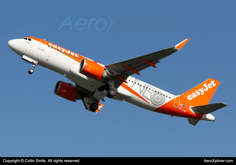 Photo of OE-LSO - easyJet Europe Airbus A320-251N at AMS on AeroXplorer Aviation Database