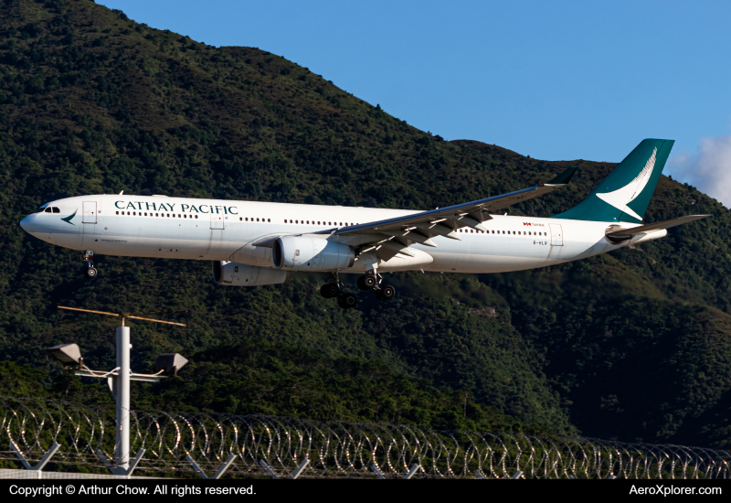 Photo of B-HLR - Cathay Pacific Airbus A330-300 at HKG on AeroXplorer Aviation Database