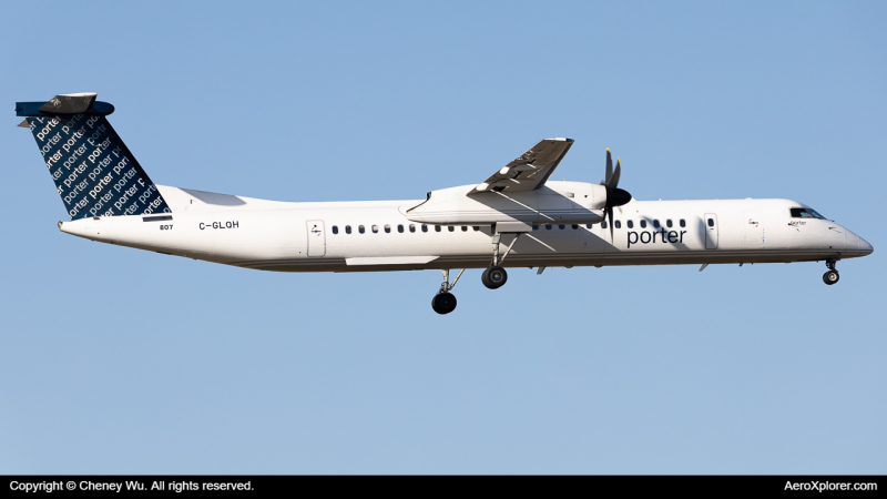 Photo of C-GLQH - Porter Airlines De Havilland Dash-8 q400 at EWR on AeroXplorer Aviation Database