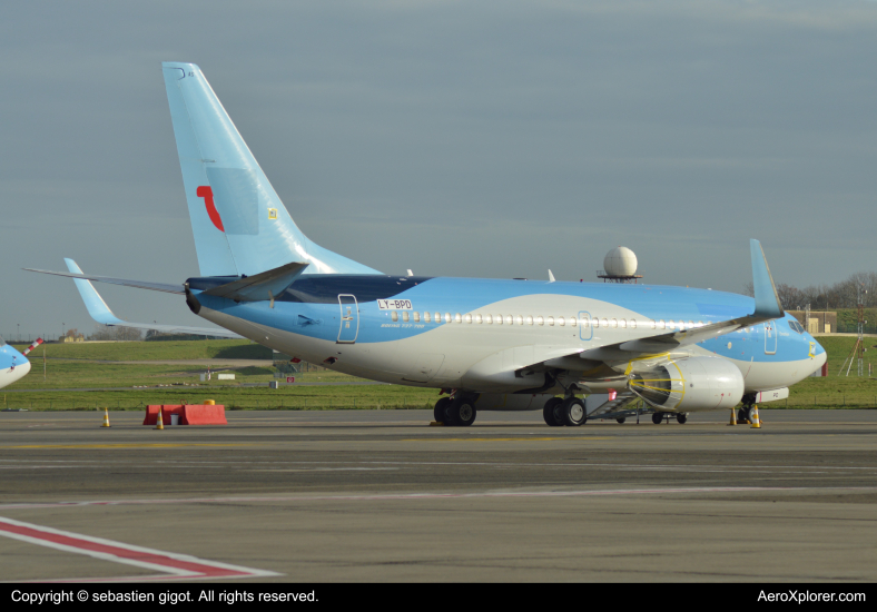 Photo of LY-BPD - Private Boeing 737-700 at BRU on AeroXplorer Aviation Database