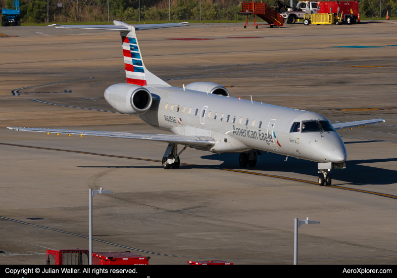 Photo of N645AE - American Eagle Embraer ERJ145 at CLT on AeroXplorer Aviation Database