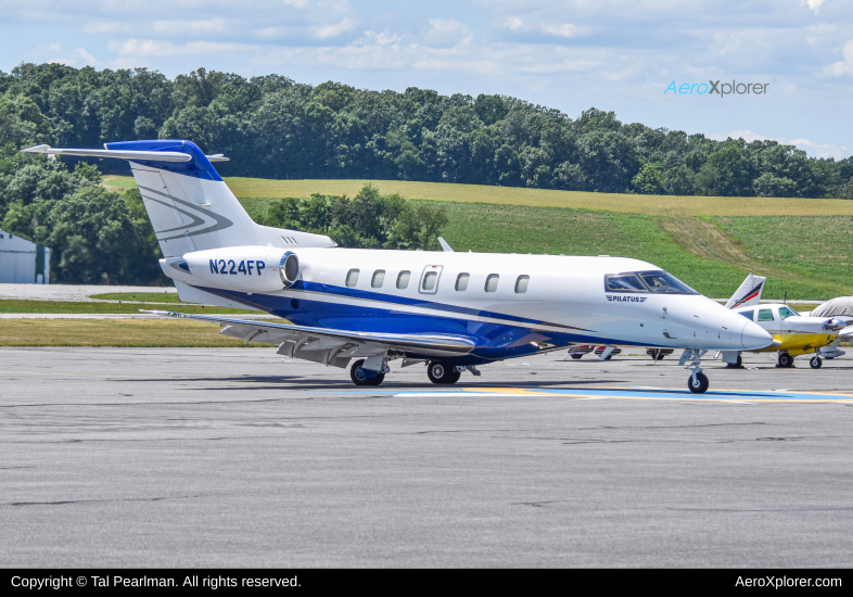 Photo of N224FP - PRIVATE Pilatus PC-24 at DMW on AeroXplorer Aviation Database