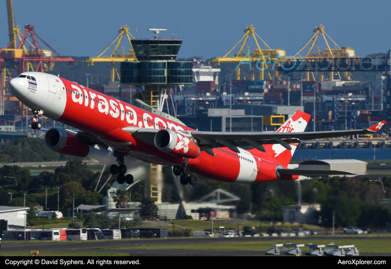 Photo of HS-XTC - Airasia X  A330-343 at SYD on AeroXplorer Aviation Database