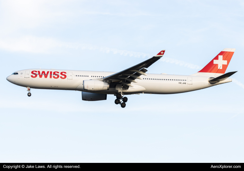 Photo of HB-JHE - Swiss International Air Lines Airbus A330-300 at IAD on AeroXplorer Aviation Database