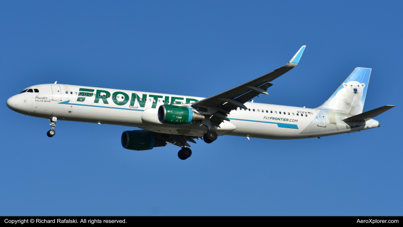 Photo of N711FR - Frontier Airlines Airbus A321-200 at MCO on AeroXplorer Aviation Database