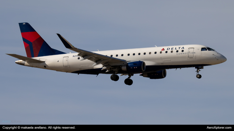 Photo of N298SY - Delta Airlines Embraer E175 at BOI on AeroXplorer Aviation Database