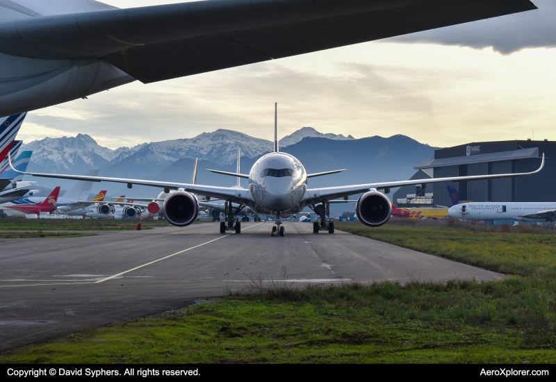 Photo of SE-RSC - Scandinavian Airlines Airbus A350-900 at LDE on AeroXplorer Aviation Database