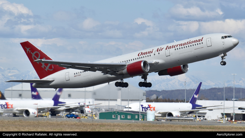 Photo of N477AX - Omni Air International Boeing 767-300ER at ANC on AeroXplorer Aviation Database