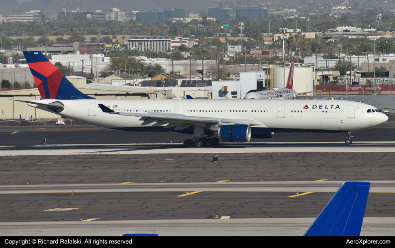 Photo of N808NW - Delta Airlines Airbus A330-300 at PHX on AeroXplorer Aviation Database