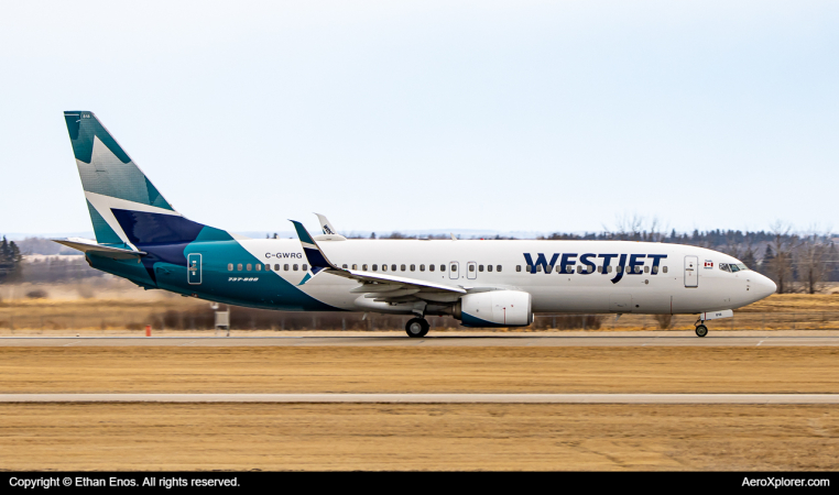 Photo of C-GWRG - WestJet Boeing 737-800 at YEG on AeroXplorer Aviation Database