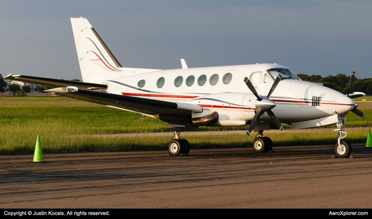 Photo of N531CB - PRIVATE Beechcraft B100 King Air at tpa on AeroXplorer Aviation Database