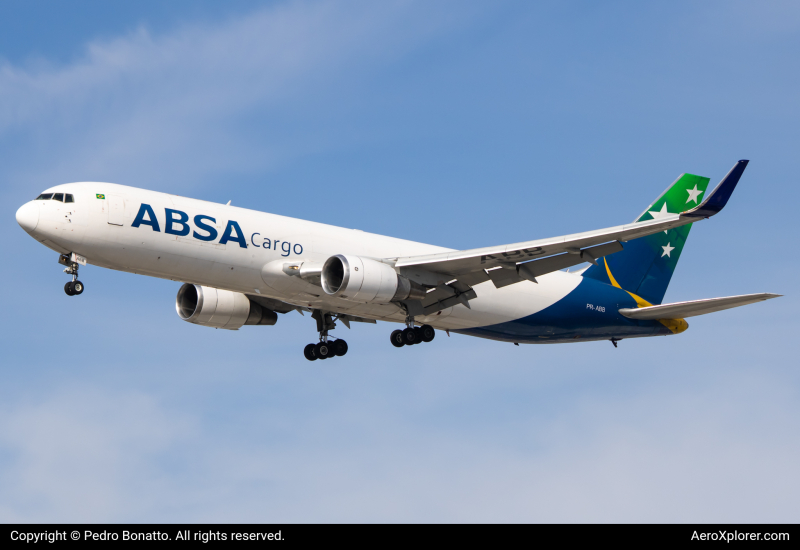 Photo of PR-ABB - ABSA Cargo Boeing 767-300F at GRU on AeroXplorer Aviation Database