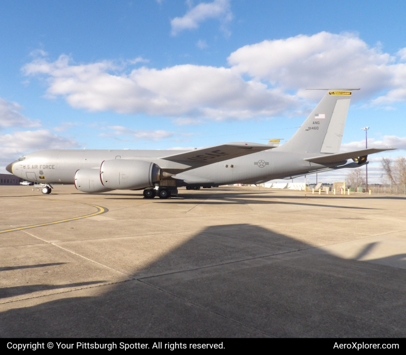 Photo of 59-1460 - USAF - United States Air Force Boeing KC-135 Stratotanker at PIT on AeroXplorer Aviation Database