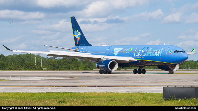 Photo of PR-AIT - Azul  Airbus A330-200 at MCO on AeroXplorer Aviation Database