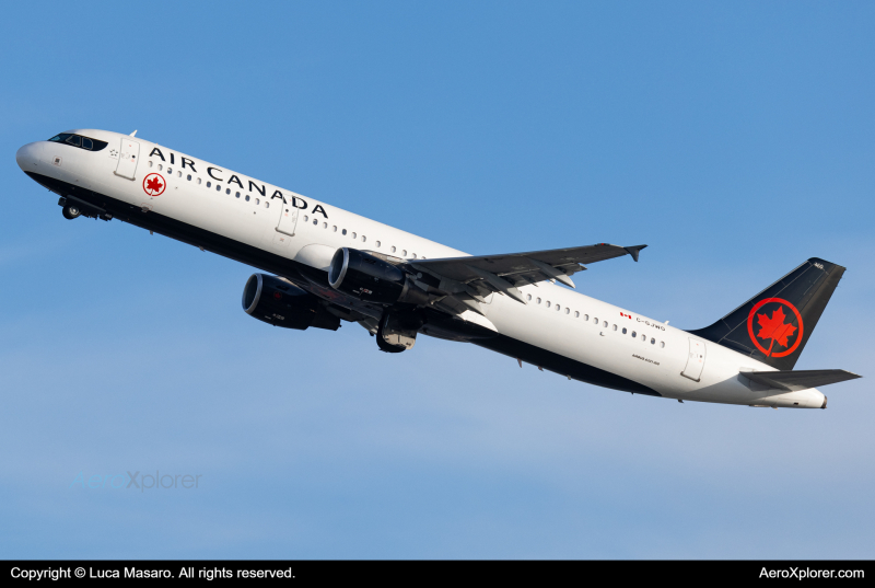 Photo of C-GJWO - Air Canada Airbus A321-200 at LAX on AeroXplorer Aviation Database