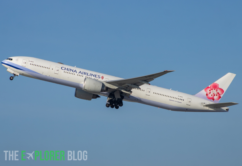 Photo of B-18001 - China Airlines Boeing 777-300ER at LAX on AeroXplorer Aviation Database