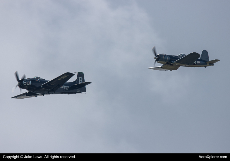 Photo of N23827 - USN - United States Navy Douglas AD4-NA Skyraider at 42VA on AeroXplorer Aviation Database